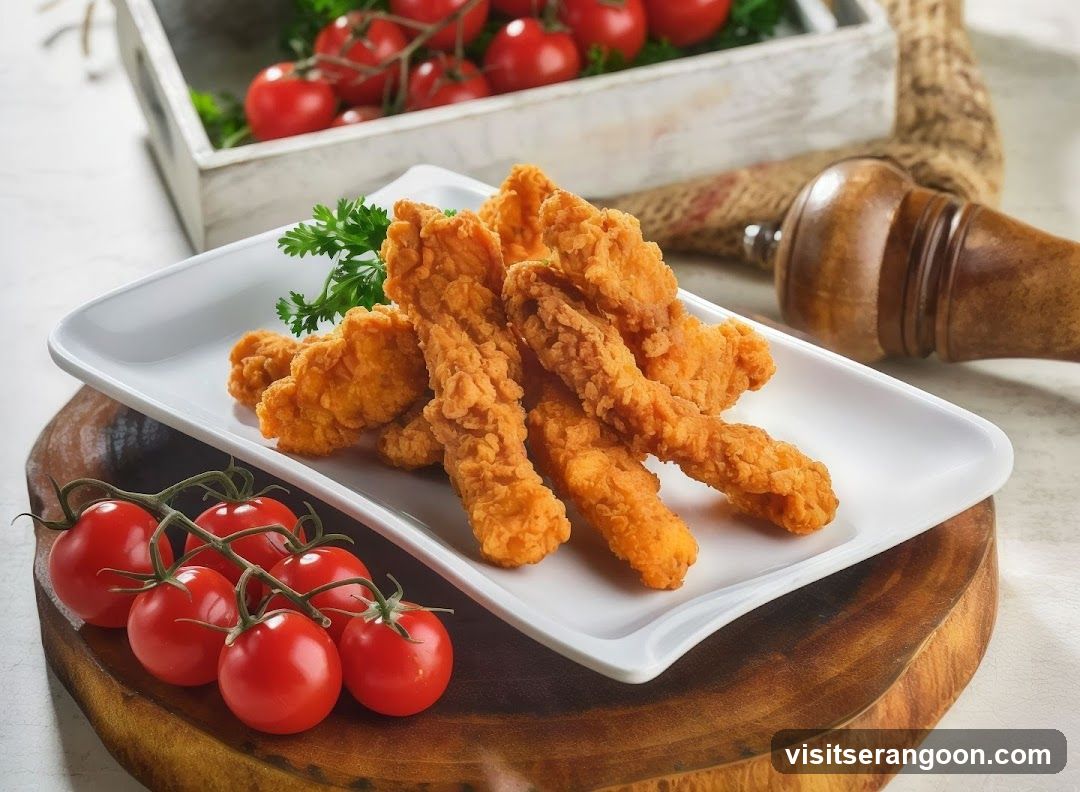 Crispy Chicken Strips with Tomatoes
