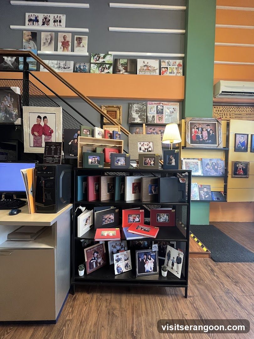 Photo Display Store Interior