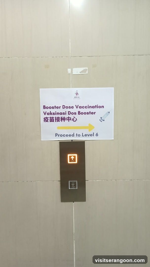 Booster Dose Vaccination Sign