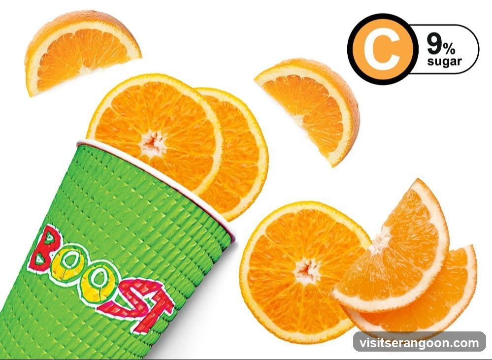 Orange slices and a cup