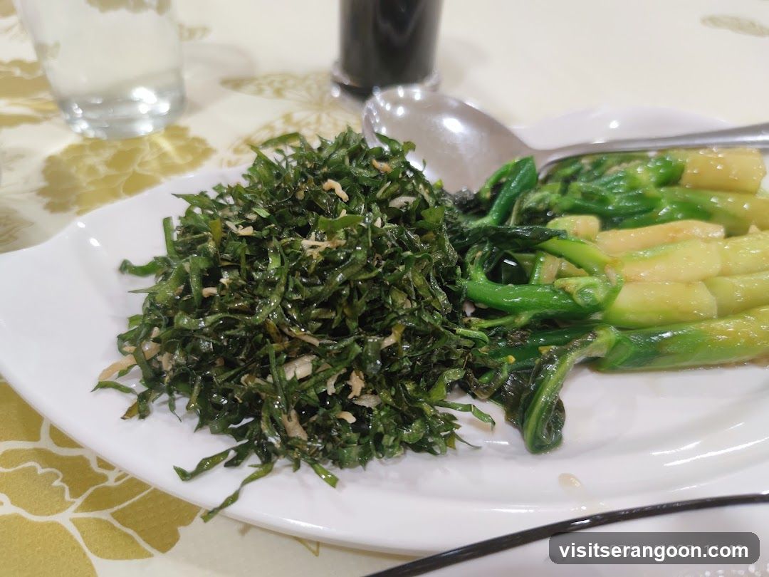 Dining Table with Vegetables