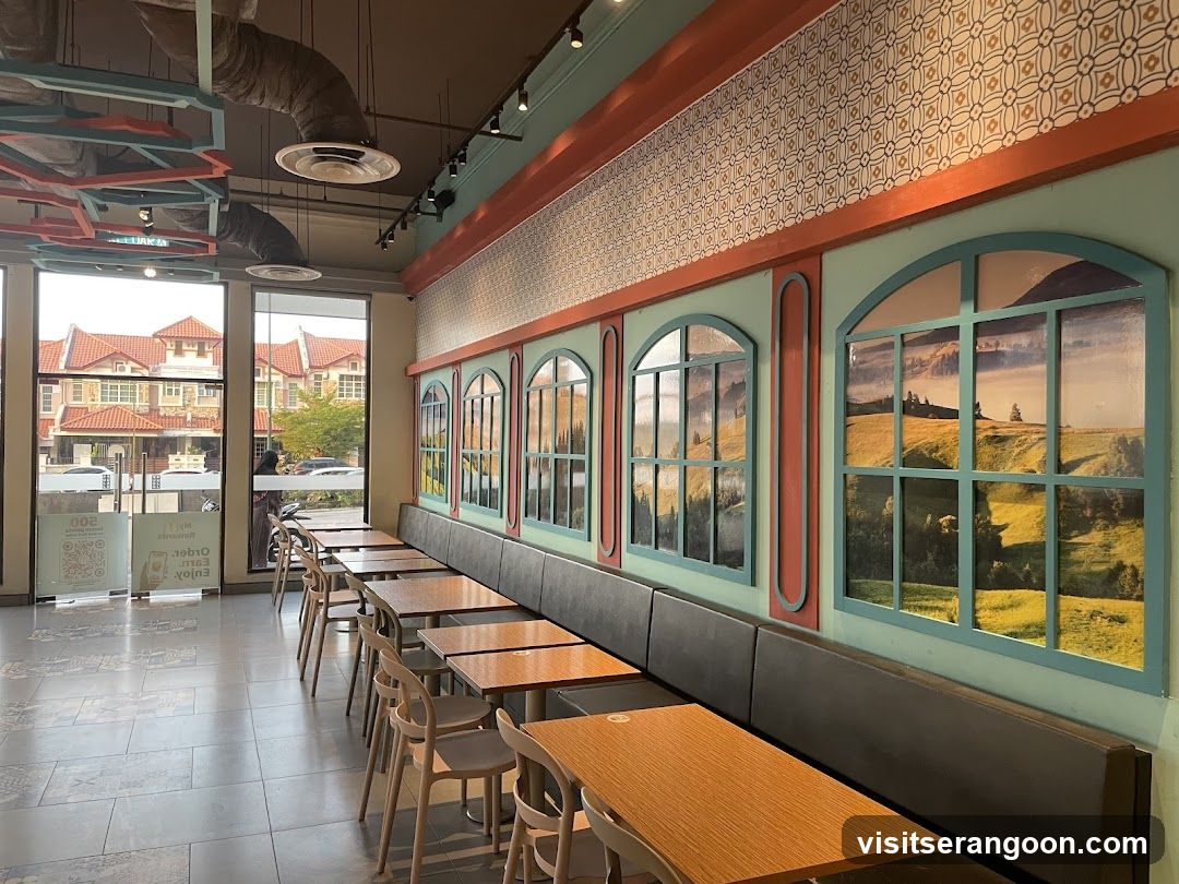 Interior dining area