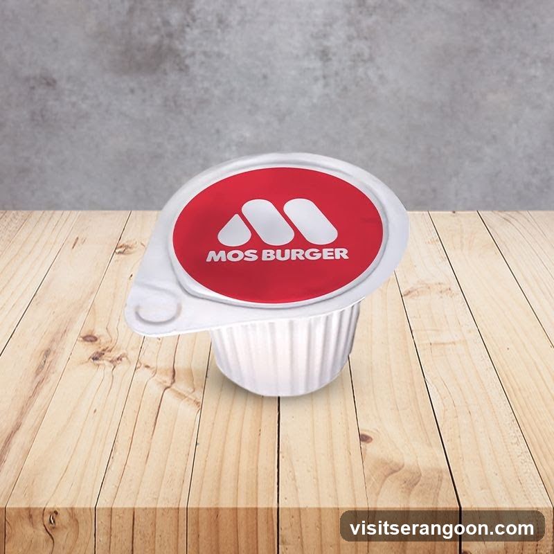 Mos Burger Sauce Container