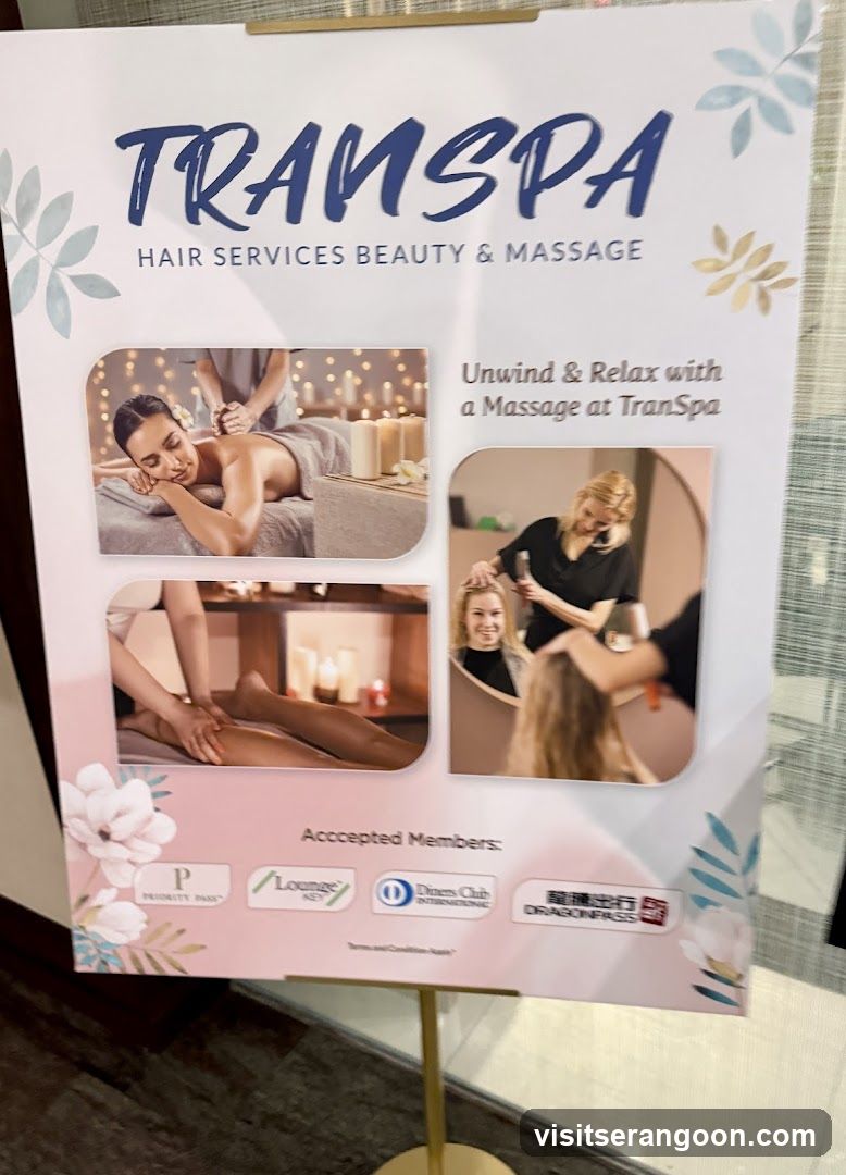 TranSpa Advertisement Standee