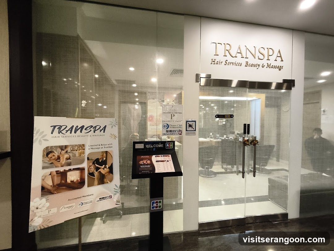 TRANSPA Hair Services Beauty & Massage Entrance