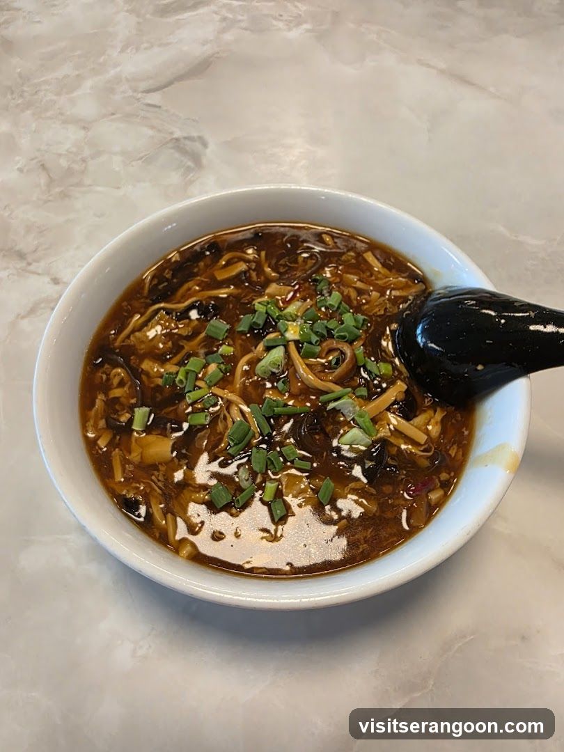 Bowl of Spicy Noodles with Green Onions