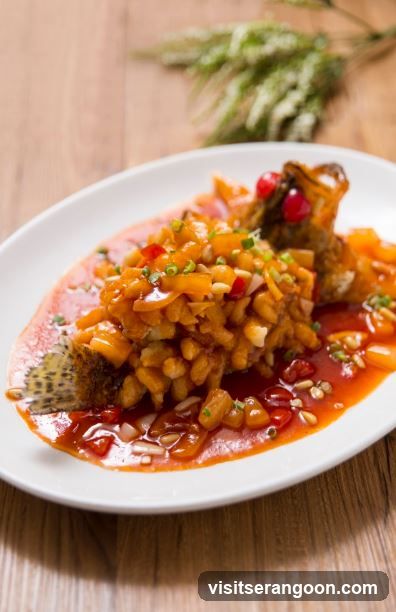 Braised Fish with Peanuts and Chili Sauce
