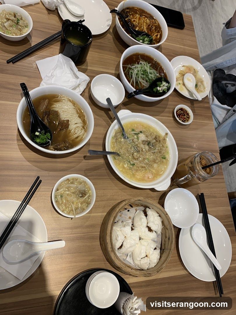 Dining Table with Chinese Cuisine