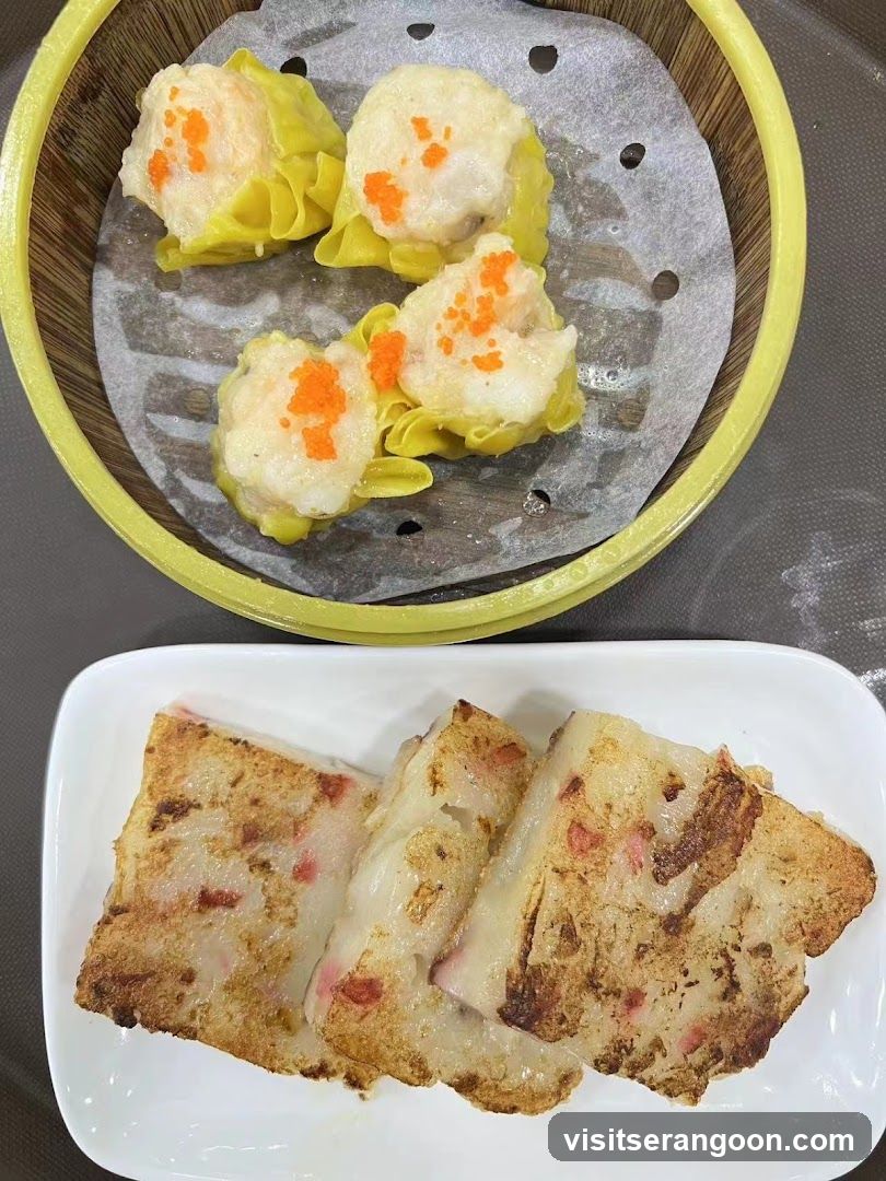 Dim Sum and Fried Rice Cake
