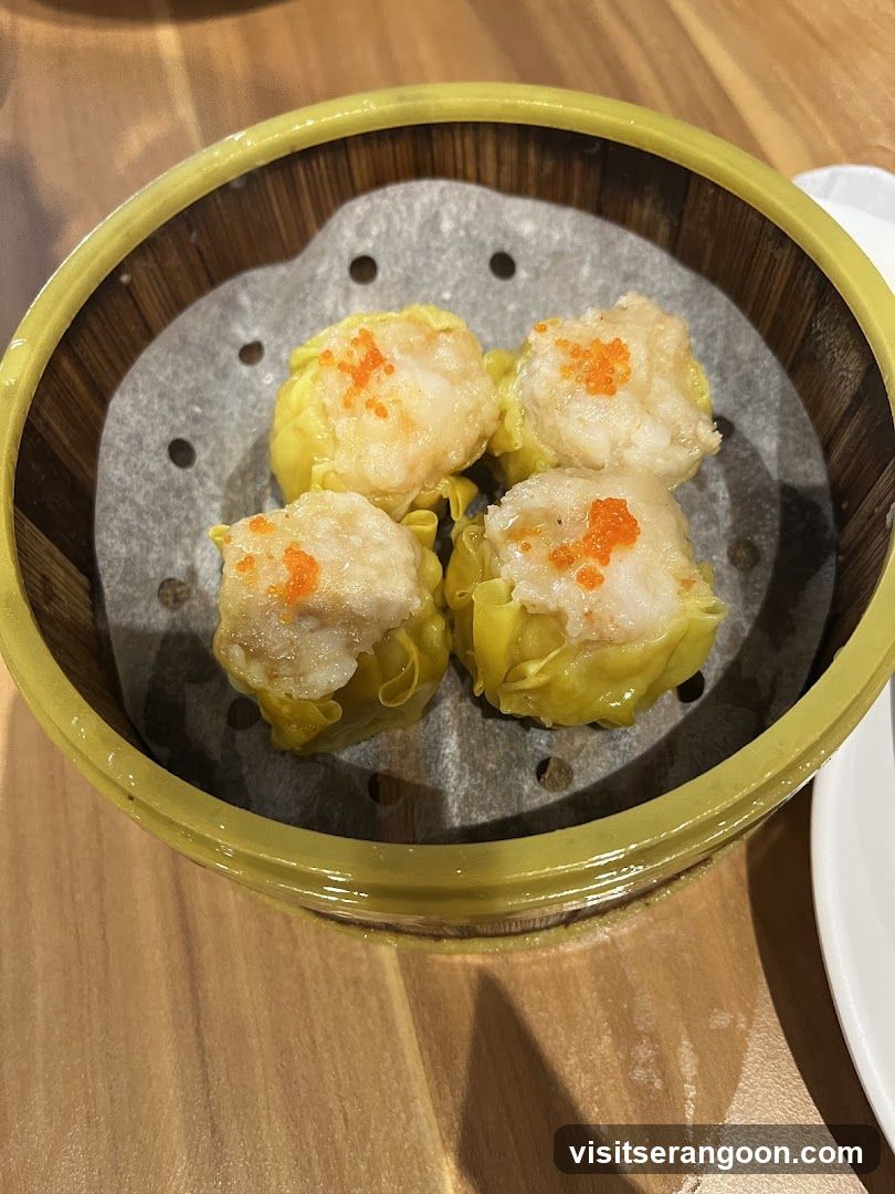 Steamed Dumplings in Bamboo Basket