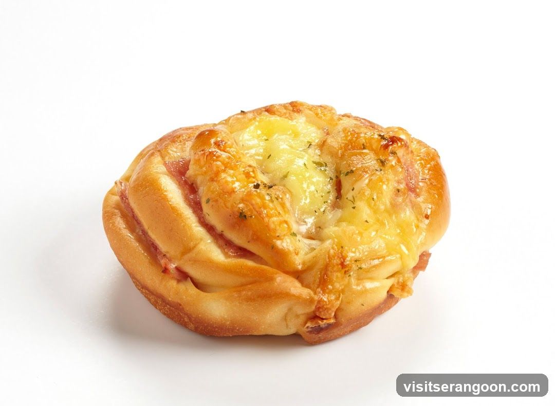 Cheese and Ham Baked Good