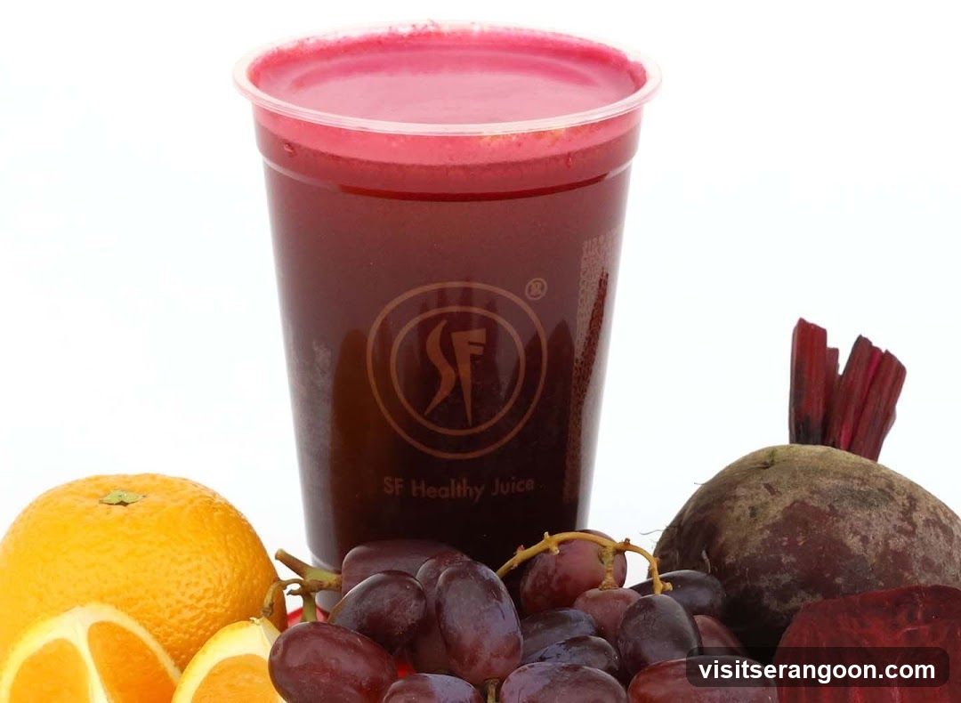 SF Healthy Juice Cup with Fresh Fruits